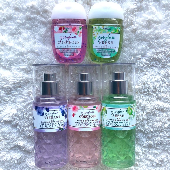 Bath & Body Works Bath & Body Bath And Body Works Gingham Mini Set Poshmark